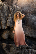 ZIA silk slip dress
