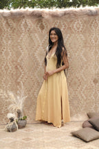 Saya Dress – Bohemian Organic Cotton & Linen Dress