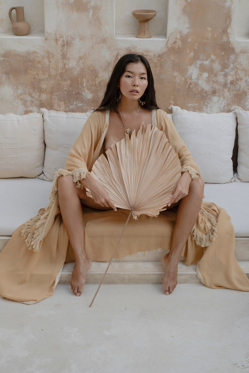 Uma sheer kimono