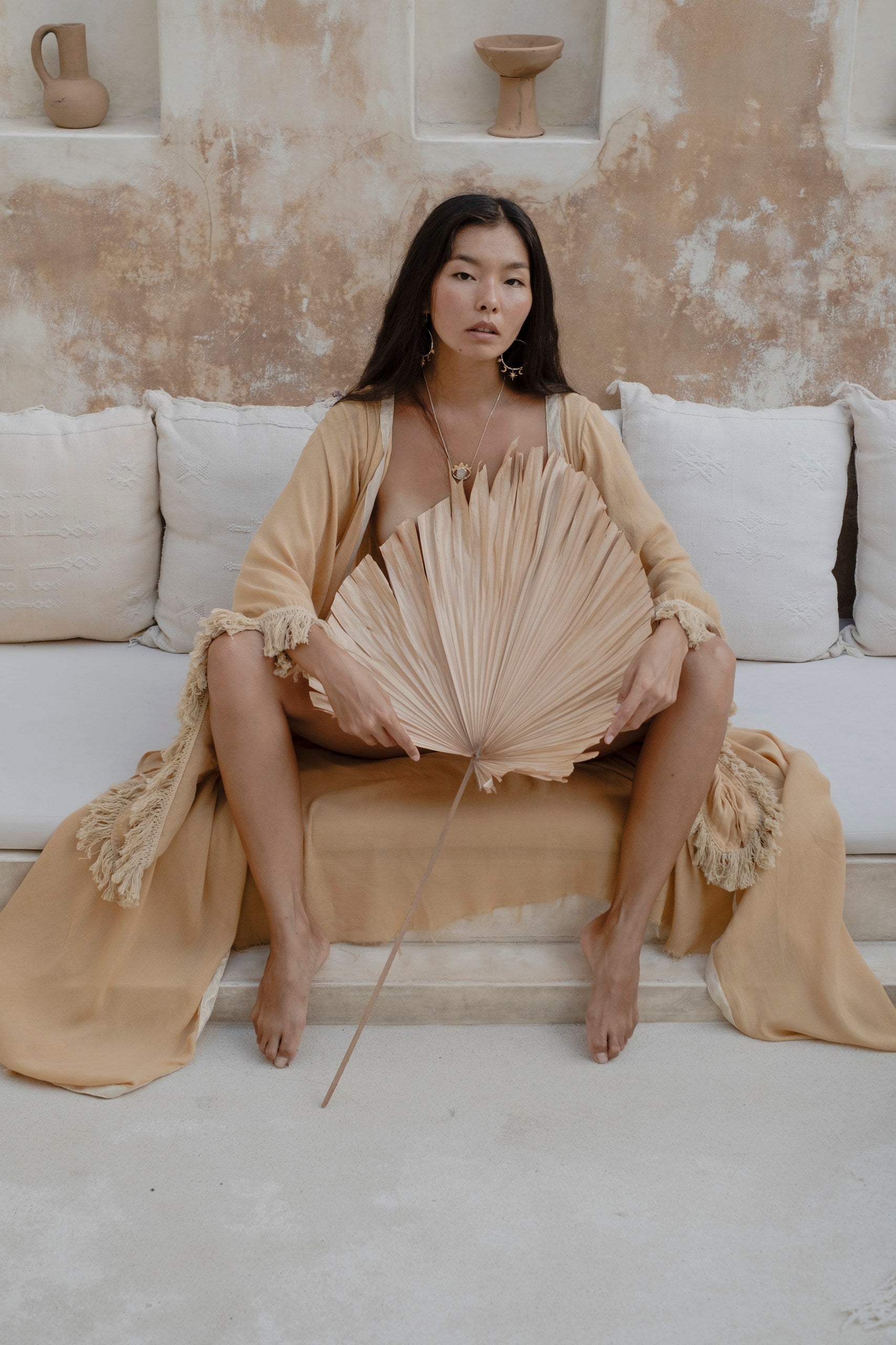 Uma sheer kimono