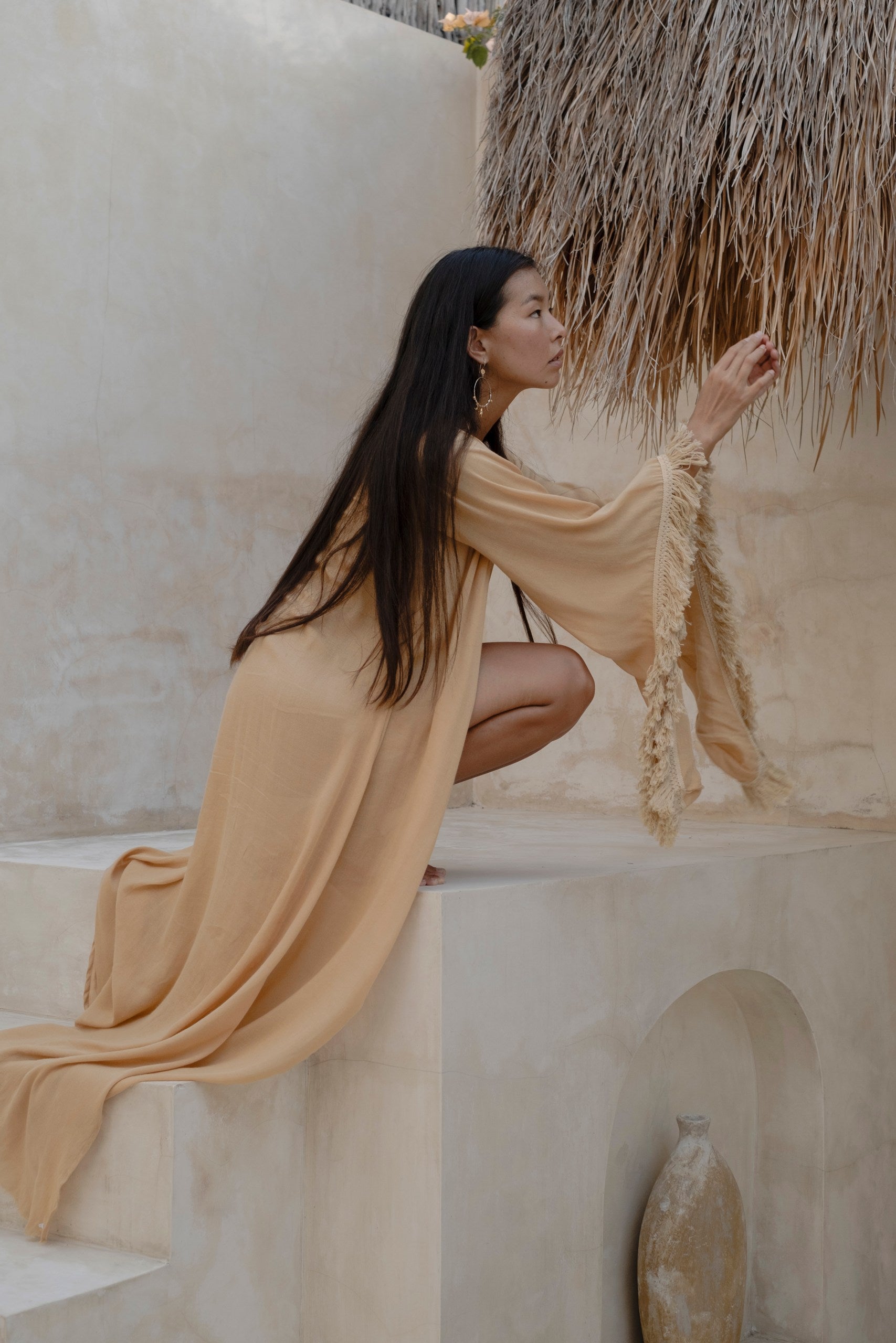 Uma sheer kimono