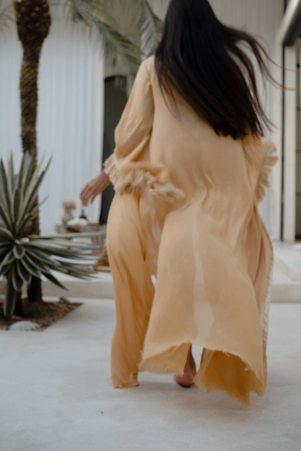 Uma sheer kimono