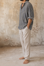 Veyra Shirt embroidered, Silk