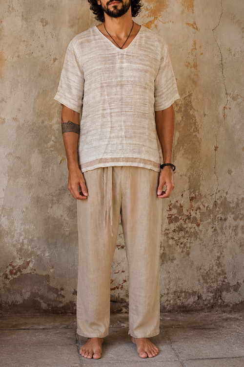 Aran Shirt handloom silk