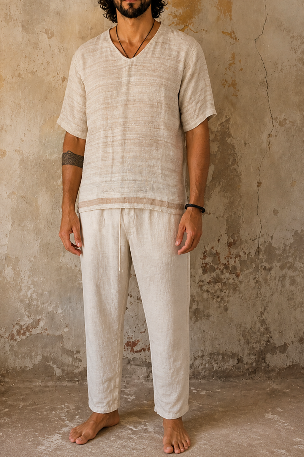 Aran Shirt handloom silk