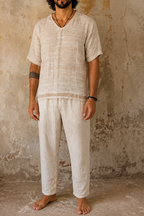 Aran Shirt handloom silk