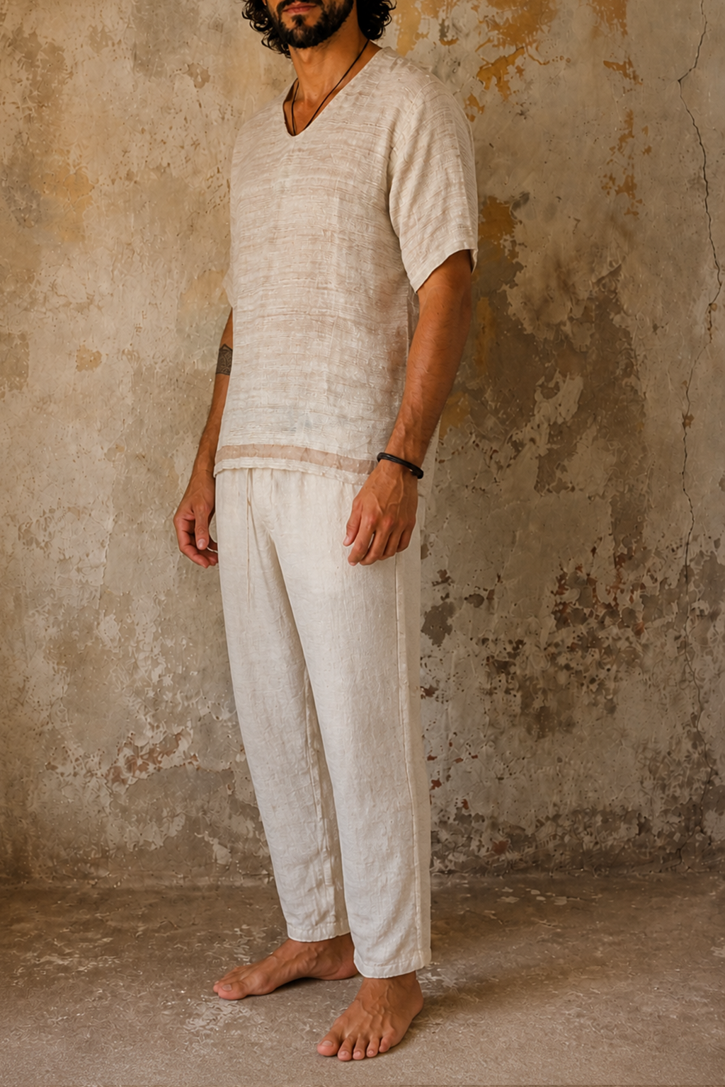 Aran Shirt handloom silk