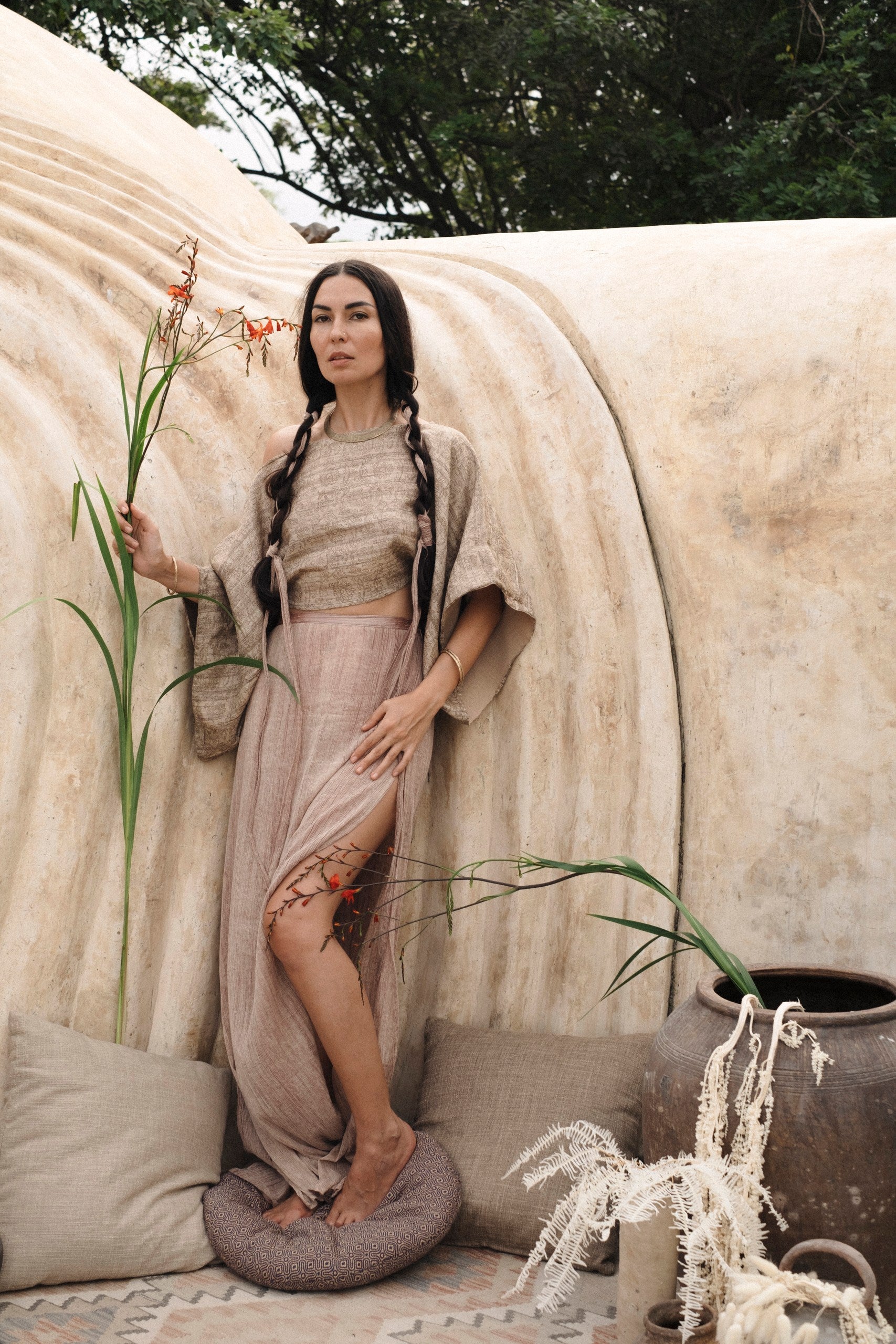 boho style tunic tops, silk raw