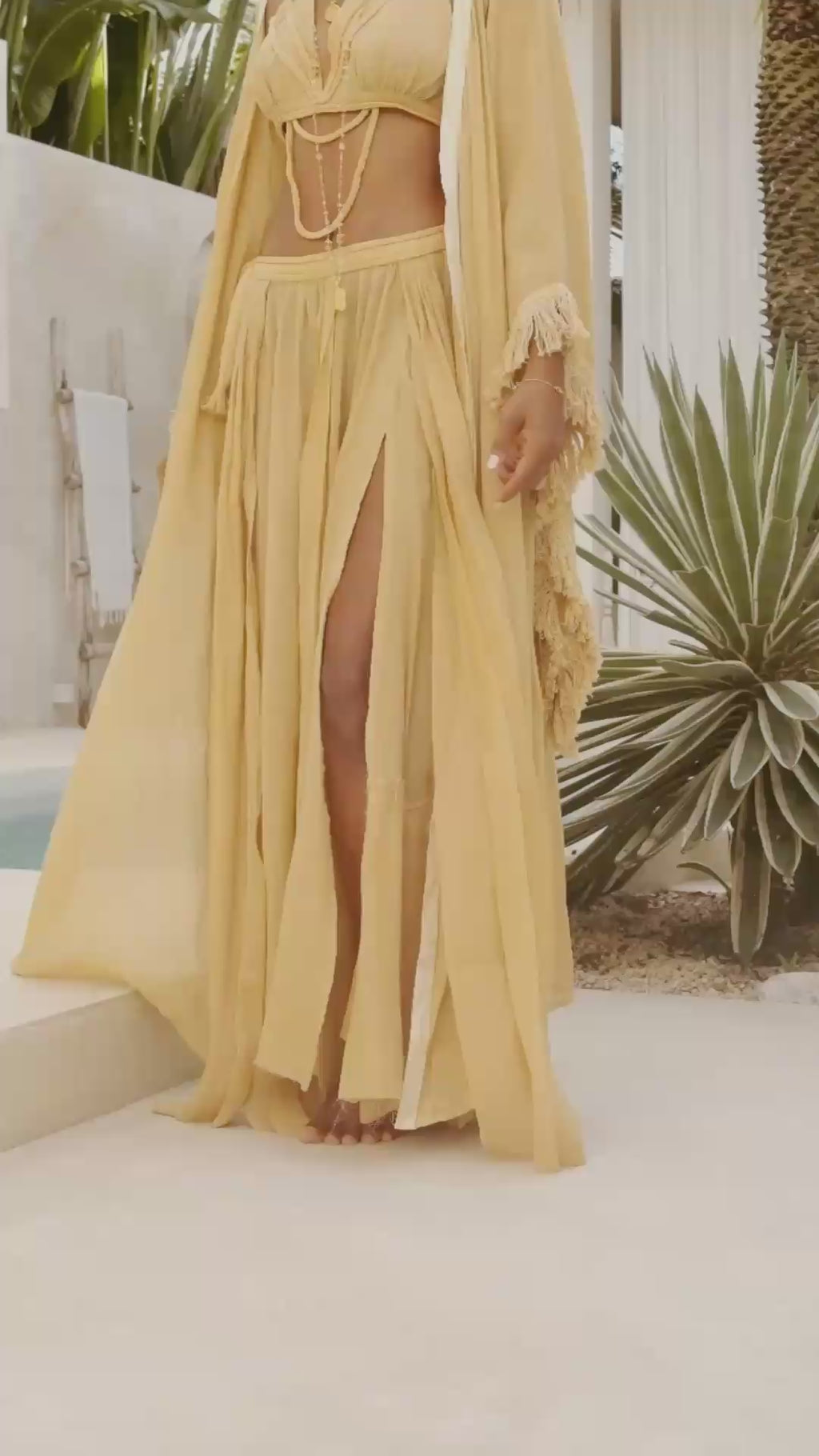 Uma sheer kimono