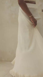 Navaia Bohemian Maxi Skirt – Elegant Flowy Skirt in Natural Fabric