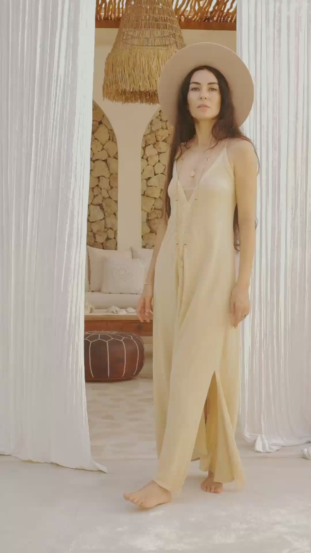 Saya Dress – Bohemian Organic Cotton & Linen Dress
