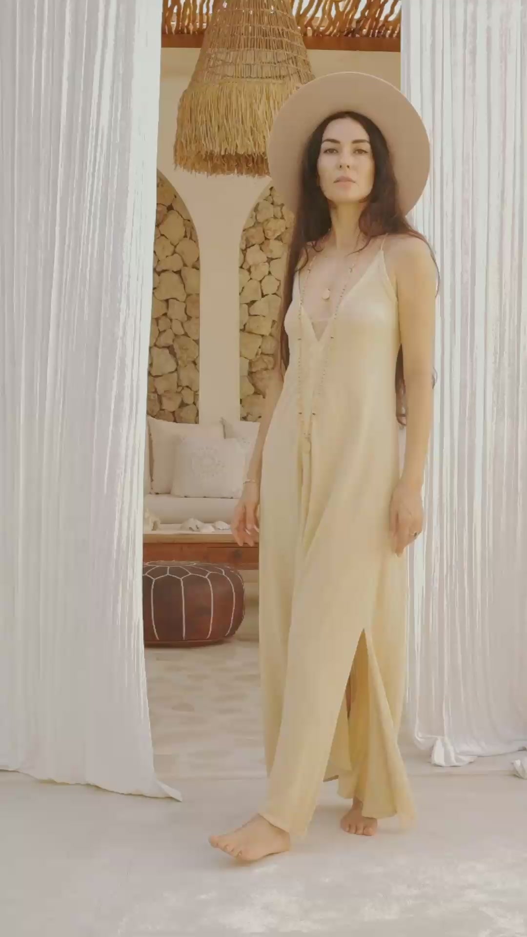 Saya Dress – Bohemian Organic Cotton & Linen Dress