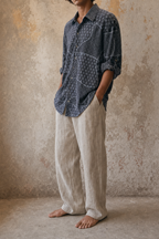 Veyra Embroidery shirt Linen