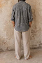 Veyra Shirt embroidered, Silk